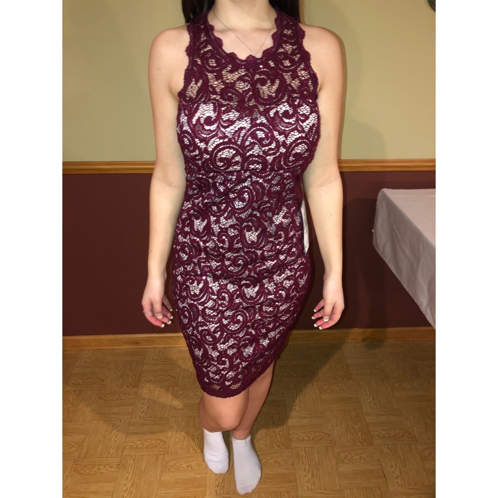 mid length evening dress